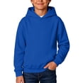 thumbnail image 2 of Kids' Hoodie Kangaroo Pocket Long Sleeve Casual Pullover Basic Comfortable Sporty Solid Color Fall Top, 2 of 6