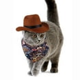 thumbnail image 4 of Pet Cowboy Hat Universal Funny Western Bandana para cumpleaños S Yuyangstore Sombrero de vaquero, 4 of 8