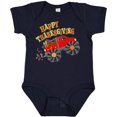 thumbnail image 3 of Inktastic Happy Thanksgiving Monster Truck with Turkey and Food Boys or Girls Baby Bodysuit, 3 of 5