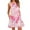 DT-Pink, variant on DailyTrove Women's Bold Floral Print Fit & Flare Dress, Sleeveless, Casual Beach & Garden Wear, Lightweight Rayon Blend, Solid Color Lining