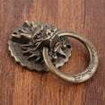 thumbnail image 3 of 2Pcs Vintage Dragon Head Cabinet Wardrobe Furniture Drawer Pull Handle Knob Ring, 3 of 7