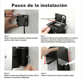 thumbnail image 4 of Lámpara  Bloosom Led De Pared Exterior Arbotante 12w Negro Moderna Luz Blanca, 4 of 5