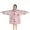 Pink Cow Milk, variant on Beige Cow Head Pattern Blanket Hoodies for Kids 6-13YR Oversize Wearable Blanket Hoodies for Boys Girls Teens