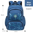 thumbnail image 1 of School Backpack Lightweight  Two-Shoulder Student Bag Waterproof Durable Reflective Stripe, 1 of 5