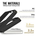 thumbnail image 2 of [PST] iPhone 17 Pro Hard Case, Slim Fitted Hybrid PC Shell Shockproof Scratch Resistant Case Cover, 2 of 5