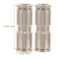thumbnail image 2 of Raindrops 5Pcs Durable Copper Crimp Fittings Air Hose Adapters for Air Compressor Accessories, 2 of 8