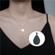 thumbnail image 5 of Minnieouse Colgante de collar de acero inoxidable para hacer joyas colgantes para encontrar gotas de agua DIY arte artesanal etiqueta decoración artesano Ropa, zapatos y accesorios Miscelánea Negro Minnieouse AP015569-01, 5 of 6