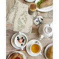thumbnail image 4 of Green Botanical Kitchen Dish Towels for Drying Dishes Set of 3, Pastoral Elegant Spring Floral Rustic Waffle Weave Microfiber Hand Tea Bathroom Towels Quick Dry & Absorbent Towel 15.7x23.6, 4 of 7