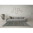 thumbnail image 3 of Ahgly Company Indoor Rectangle Persian Light Blue Traditional Area Rugs, 7' x 9', 3 of 4