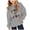 Grey, variant on YDFCWXW Girl's Football Sweatshirt Graphic Hoodies Pullover Football Season Long Sleeve Tops with Pockets (Pink, 3-4 Years)