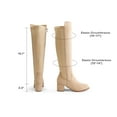 thumbnail image 3 of BURUDANI Women's Stretch Knee-High Fashion Boots, 3 of 7