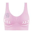 thumbnail image 1 of Ladies Traceless Comfortable Wireless Breathable Gathering Bra with Removable Padding for Daily Wear and Sleep, 1 of 6