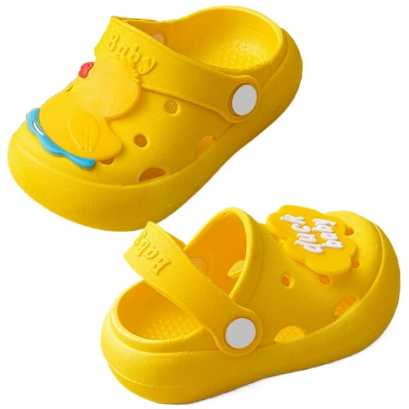 Kids Girls Clogs Garden Shoes Baby Toddler Slides Cartoon Sandals Beach Pool Slipper