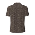 thumbnail image 4 of Rocae Dinosaur for Men's Short Sleeve Polo Shirt, Quick Drying Performance Moisture Wicking Sports Men's Golf Shirt X-Large, 4 of 9