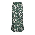 thumbnail image 7 of Jsaierl Women's Camouflage Print Satin Maxi Skirt, High Waist Flowy Mermaid Skirt, Casual Streetwear Long Skirt for Daily Wear, 7 of 7
