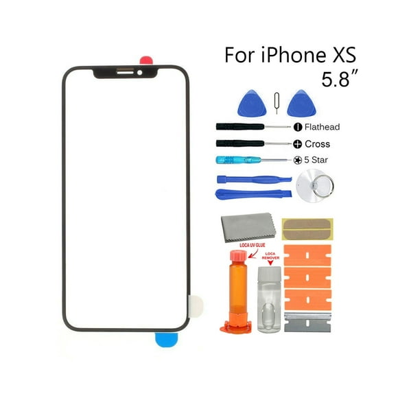 Front Glass Touch Screen Replacement Kit for iPhone X/XR/XS/XS MAX/11/11 PRO- for iPhone Xs