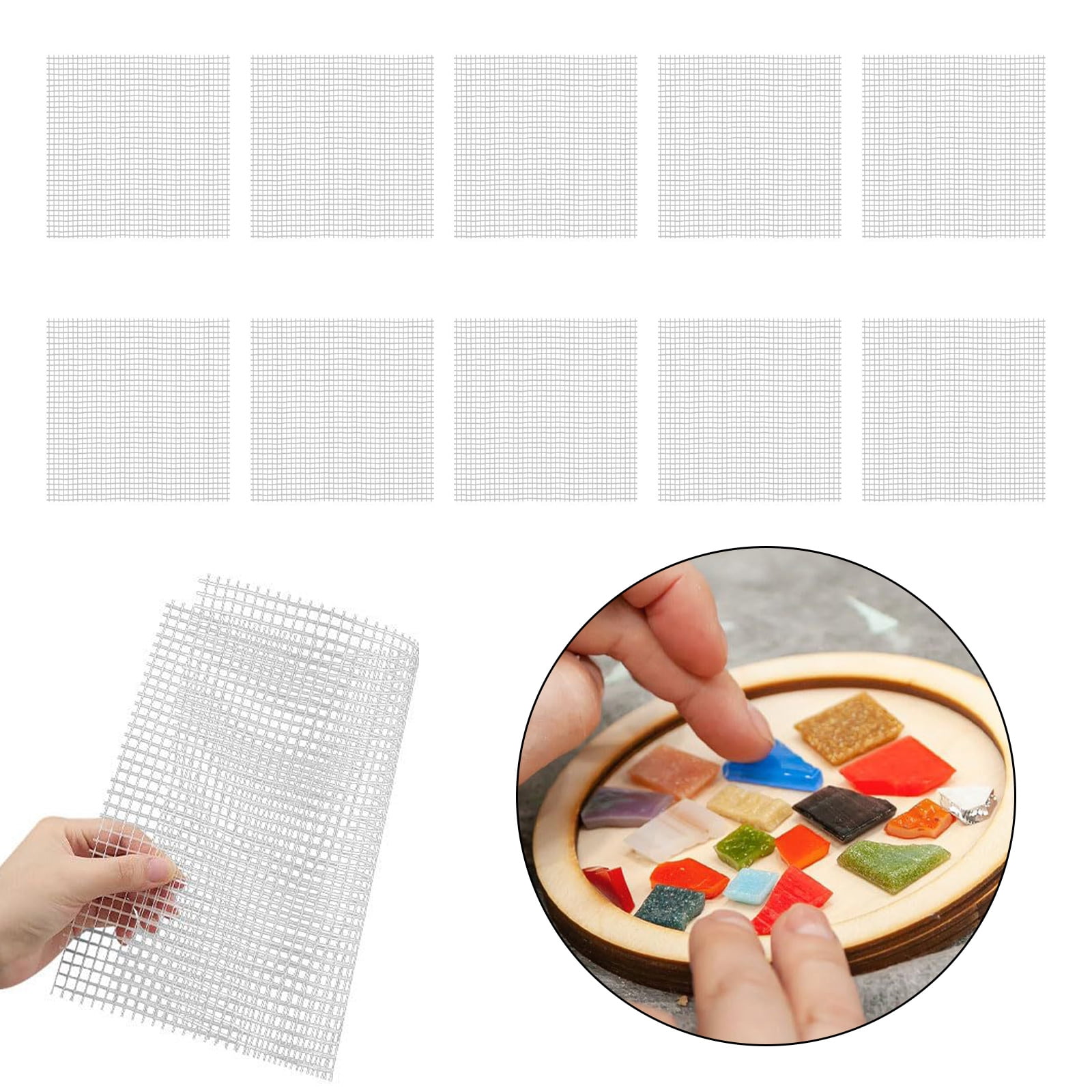 Mosaices Meshes for Back Mounted Tiles Diys Project Home Decors Fiberglass Meshes Backing Boast for Tiles Installation