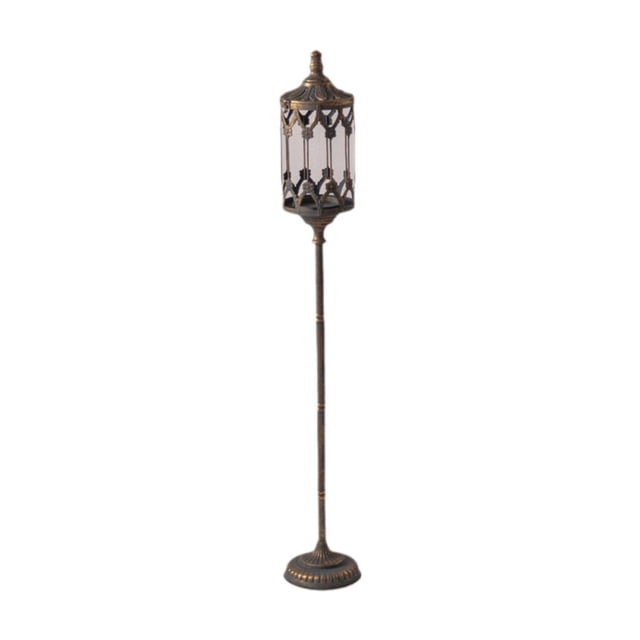 Candelador de pie de piso Candelabra Arte moderno para el dormitorio Lámpara de jardín decoración decorativa hecha a mano versátil 16x16x104cm