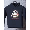 thumbnail image 3 of Happy Birthday Panda Hoodie Toddler -Image by Shutterstock,  4 Toddler, 3 of 4