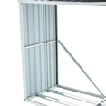 thumbnail image 2 of GVN Garden Storage Shed, Tool Storage Shed,Log Storage Shed, Log Holder with Roof, Log Storage Shed, Firewood Rack for Backyard Garden Patio Porch, 70.9", 2 of 12