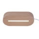 thumbnail image 5 of Pedestal de pantalla ovalada Base de luz LED con USB - Luces Blanco Sywqhk Para estrenar, 5 of 7