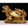 thumbnail image 4 of Moneda shui Collectiable Estatuilla Estatua Decoración de La de La Enhorabuena Presenta Enhorabuena Tortuga dragón Soledad Figuritas De Tortuga Dragón, 4 of 10