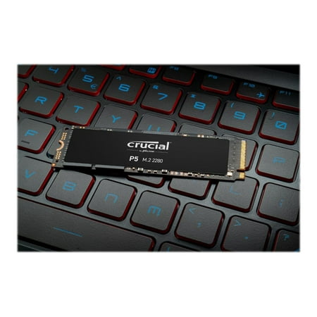 Crucial - P5 1TB 3D NAND PCIe Gen 3 x4 NVMe Internal Solid State Drive M.2