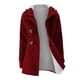 thumbnail image 4 of Sudadera con capucha para mujer, abrigo grueso con cremallera y botones, ropa de calle informal, moda de otoño e invierno, 4 of 4