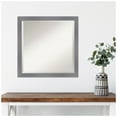 thumbnail image 5 of Amanti Art Edwin Grey Beveled Wood Wall Mirror 22.5 x 22.5 in., 5 of 10