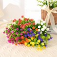 thumbnail image 5 of Artificial Flowers for Outdoors, 3Artificial Plants Outdoor, Fake Flowers, UV Resistant Faux Plants, Fake Outdoor Plants for Garden Porch Window Box Indoor Home Decor, Mix Color, 5 of 5