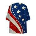 thumbnail image 5 of Dolkfu Kimonos for Women Beach Swimsuit Independence Day Cover-up Women 3/4 Sleeve Cardigans, 5 of 5