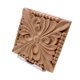 thumbnail image 1 of Apliques de madera natural Cuadros de tallado de flores cuadrados Molduras de madera decorativas for gabinete Muebles de puerta Decoración artesanía, 1 of 7