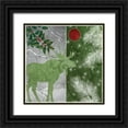 thumbnail image 1 of Sophie 6 15x15 Black Ornate Wood Framed with Double Matting Museum Art Print Titled - Red Forest Moon Moose, 1 of 4