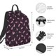 thumbnail image 2 of Balery Breast Cancer Awareness3 Mochila ligera para hombre y mujer: duradera e impermeable, ideal para la escuela, el trabajo, viajes y uso diario., 2 of 7