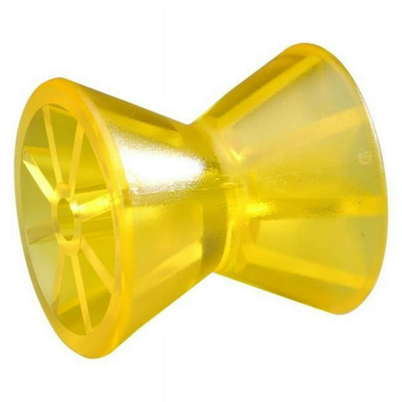 Tiedown 86287 Boat Trailer Amber/Yellow Poly Bow Roller 4" Fits 1/2" Shaft