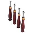 thumbnail image 1 of Biselador de bordes de cuero ANGGREK kit de trabajo de recorte profesional 4 piezas de madera, 1 of 8