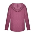thumbnail image 5 of Posijego 2024 Women's Hoodie Lightweight Long Sleeve Shirts Casual Hooded Sweatshirt Top Plus Size, 5 of 5