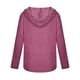 thumbnail image 5 of Sudadera con capucha holgada informal de manga larga de color sólido con cuello en V de otoño/invierno para mujer Pompotops FGAJ22396, 5 of 7