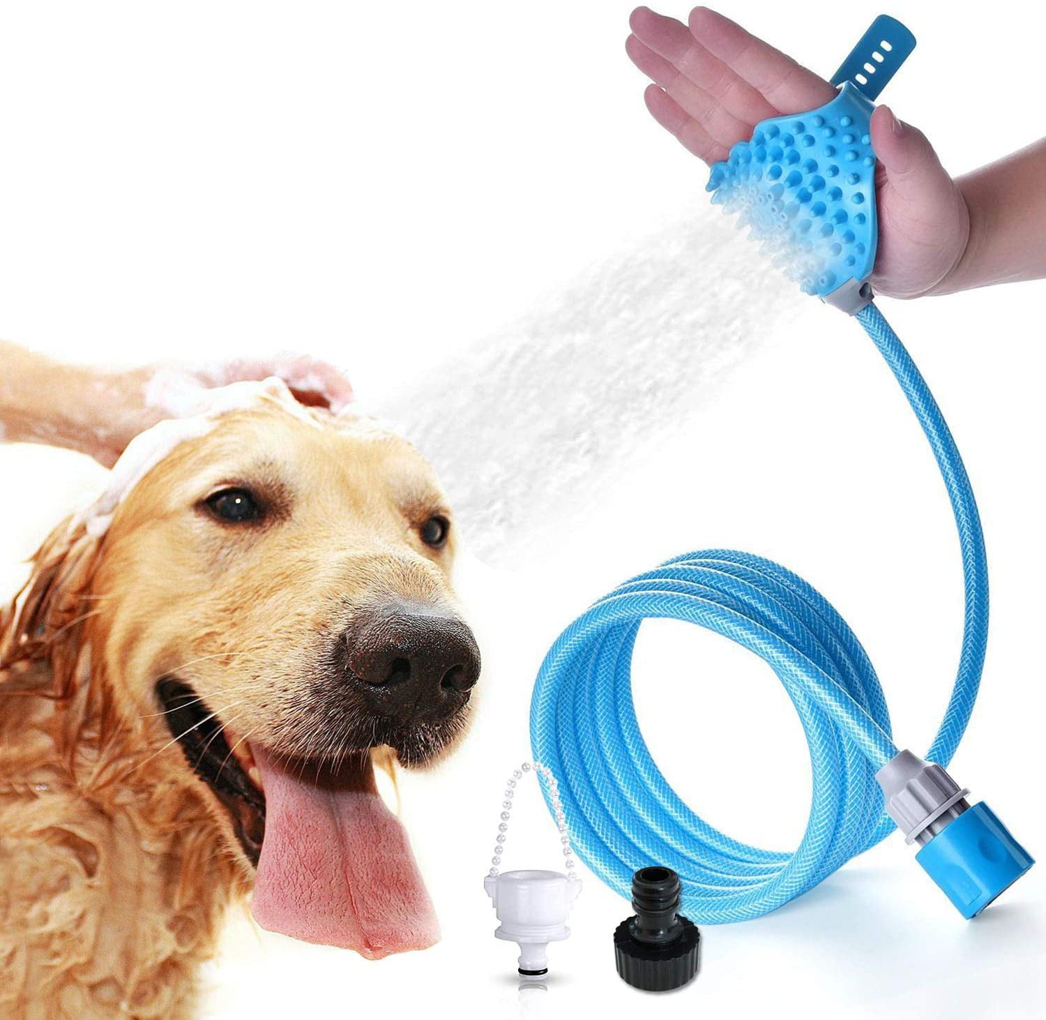 Handheld Pet Shower Sprayer and Hose for Bath Tub Faucet Dog Bathing Rinser Tool for sale online 