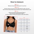 thumbnail image 6 of Wireless Bras for Women Full Coverage V Neck Push Up Support Seamless Breathable Soft Comfort Everyday Wear Black S-XXL, 6 of 7