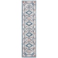 thumbnail image 2 of SAFAVIEH Crystal Dacre Abstract Runner Rug, Ivory/Blue, 2'2" x 9', 2 of 11
