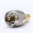 thumbnail image 4 of Adaptador UHF macho a SMA macho tipo M conector recto coaxial RF convertidor de latón chapado en oro 1/2/4/6 piezas Irene Inevent TX1041-02, 4 of 7