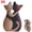 A77, variant on Cat Ornaments, Wooden Cat Figurine for Home Decor, Flat Wooden Cats Figurine, 2D Minimalist CatDesk Decor, Unique Gift for Cats Lovers, Suitable for Decorating Homes and Offices
