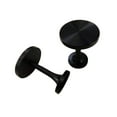 thumbnail image 5 of Esquirla 2 Pieces Curtain Holdbacks Decorative Curtain Holders Wall Mounted, Drapery Tieback Hooks Metal Drape Holder for Office Hotel Black, 5 of 8
