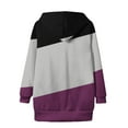 thumbnail image 5 of Gamivast Knit Chunky Sweaters for Women Color Block Oversized Hooded Button Down Fall Cardigan Long Drop Shoulder Long Sleeve Winter Jackets with Pockets Thermal Warm Outerwear, 5 of 5