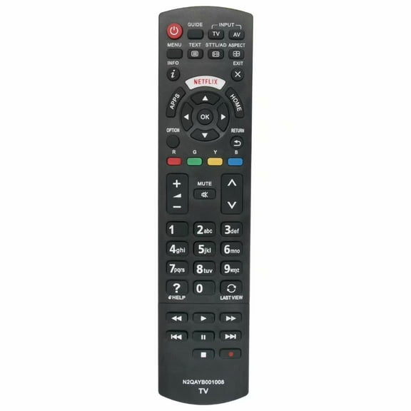 New N2QAYB001008 Remote Control for Panasonic Viera TV TH-49DX600U TH-50CS610A TH-40CS610A