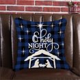 thumbnail image 4 of HEVIRGO Christmas Pillowcase Decorative Comfortable Washable Protective Hidden Zipper Throw Pillow Cover Home Decor for Office, 4 of 10