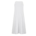 thumbnail image 5 of Clearance under $5 JINMGG 2025 Summer Plus size Clearance Dresses for Women under $10,Women's Summer Fashion Casual Solid Color Sleeveless Cotton Linen Long Dress, 5 of 8