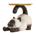 thumbnail image 1 of Organizador de figuras de gato, estatua de resina, soporte para joyas para guardar objetos pequeños, adecuado para la decoración de la sala de estar y, 1 of 8