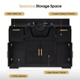 thumbnail image 5 of BarberPub Bathroom Vanities Storage with Sprayer Faucet, Hair Wash Backwash Sink Shampoo Station, Black, 5 of 9